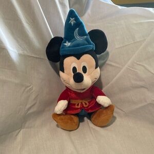 Mickey Mouse Fantasia Sorcerer Wizard Plush
